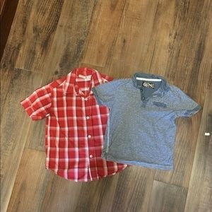 Boys short sleeved collared shirt bundle